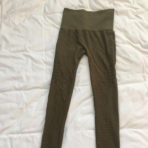 Gymshark Seamless leggings - Olive Green - Size S